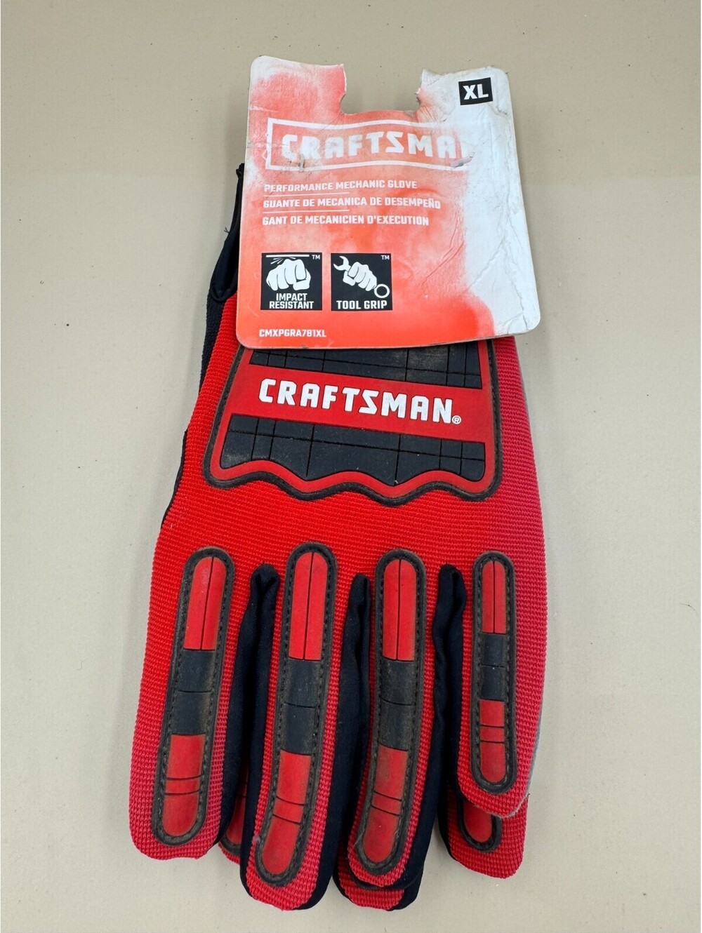Craftsman Performance Mechanical Red Gloves X Large - Please Read Description VG